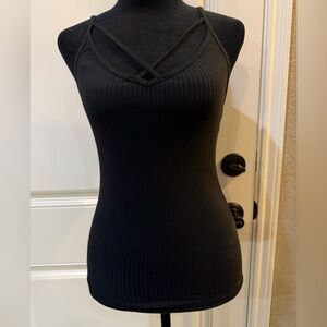 Hollister Ribbed Strappy Tank Top XS